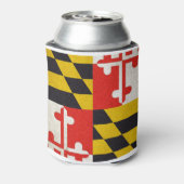 Maryland Flag - Grunge Dosenkühler (Kanne Rückseite)