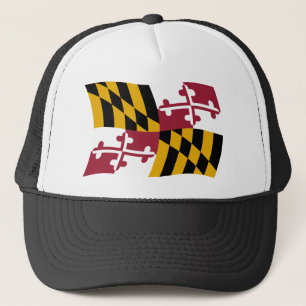 Maryland Flag Hat Truckerkappe