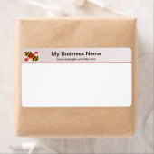 Maryland Flag Header Shipping Label (Insitu)