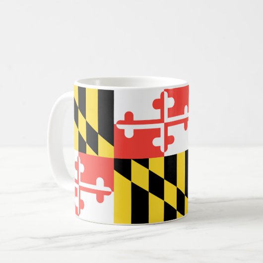 MARYLAND-Flag - Kaffeetasse (Vorderseite Links)