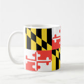 MARYLAND-Flag - Kaffeetasse (Links)
