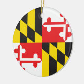 MARYLAND FLAG KERAMIK ORNAMENT (Links)