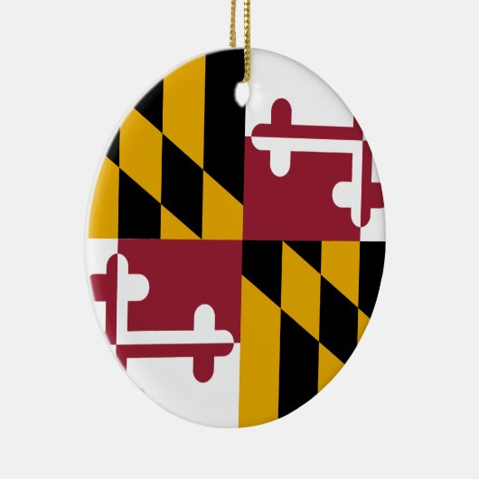 Maryland Flag Keramikornament (Rechts)