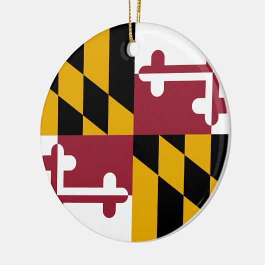 Maryland Flag Keramikornament (Links)