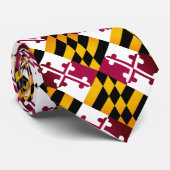 Maryland Flag Krawatte (Gerollt)
