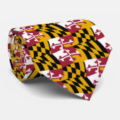 Maryland Flag Krawatte (Gerollt)