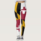 Maryland Flag Leggings (Vorderseite)