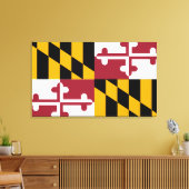 Maryland Flag Leinwanddruck (Insitu (Wohnzimmer))