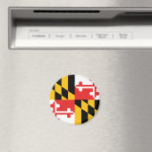 Maryland Flag Magnet (In Situ (Geschirrspüler))