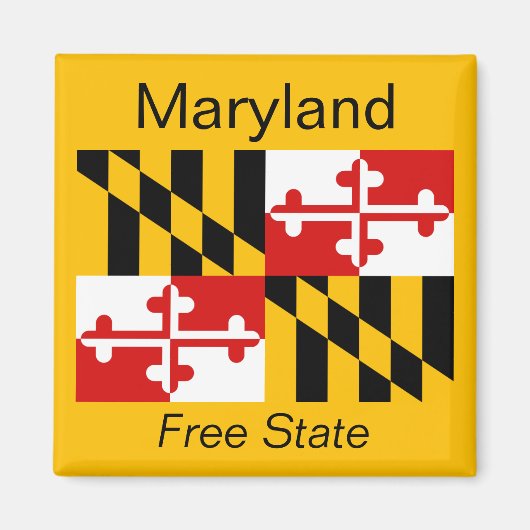 Maryland Flag Magnet (Vorne)
