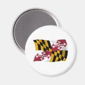 Maryland Flag Magnet (Vorderseite/Rückseite)