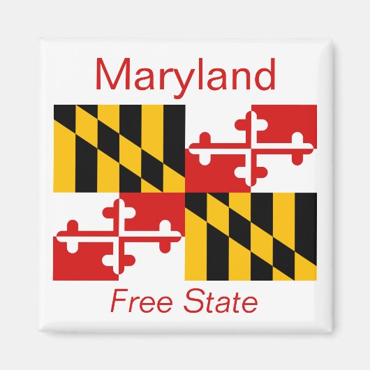 Maryland Flag Magnet (Vorne)