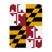 Maryland Flag Magnet (Vertikal)