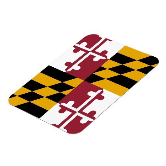 Maryland Flag Magnet (Linke Seite)