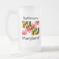 Maryland Flag Map City Tasse