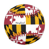 Maryland Flag, Maryland sport / Baseball Balls (Rückseite)