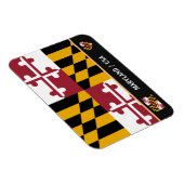 Maryland Flag & Maryland Staat/travel America Magnet (Rechte Seite)
