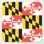 Maryland Flag Paper Untersetzer (Vorderseite)