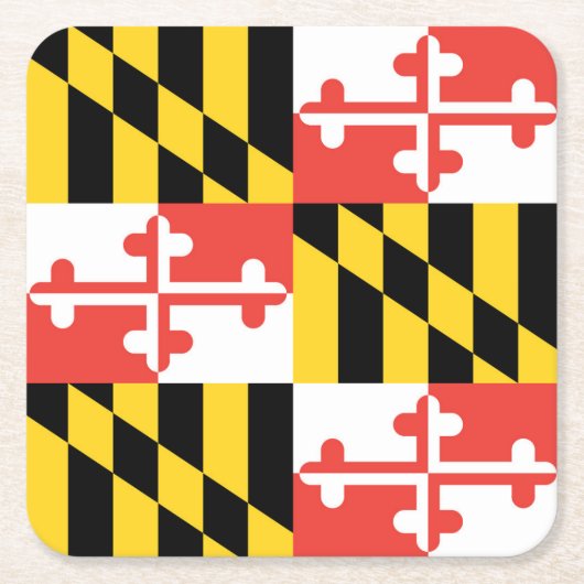 Maryland Flag Paper Untersetzer (Vorderseite)