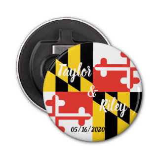 Maryland Flag Personalisiert Flaschenöffner