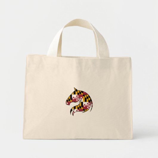 Maryland Flag Pferdekopf Tragetasche (Vorne)
