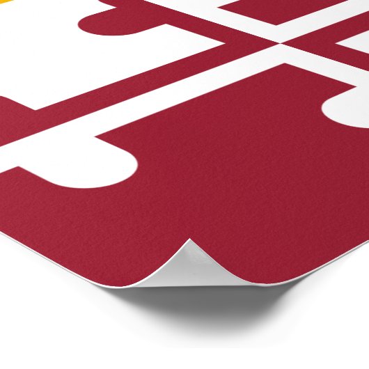 Maryland Flag Poster (Ecke)