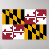 Maryland Flag Poster (Vorne)