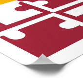 Maryland Flag Poster (Ecke)