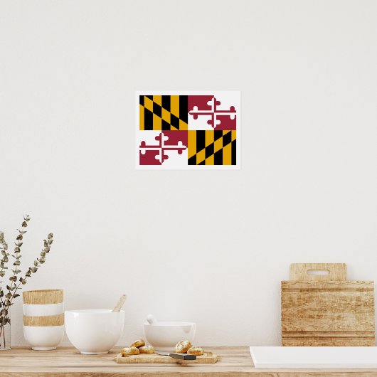 Maryland Flag Poster (Küche)