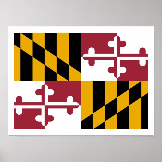 Maryland Flag Poster (Vorne)