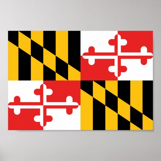 Maryland Flag Poster (Vorne)
