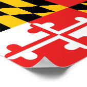 Maryland Flag Poster (Ecke)