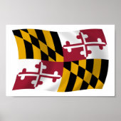 Maryland Flag Poster Print (Vorne)
