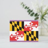Maryland Flag Postkarte (Stehend Vorderseite)