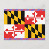 Maryland Flag Postkarte (Vorderseite)