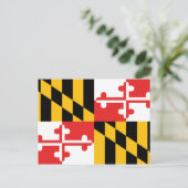 Maryland Flag Postkarte (Stehend Vorderseite)