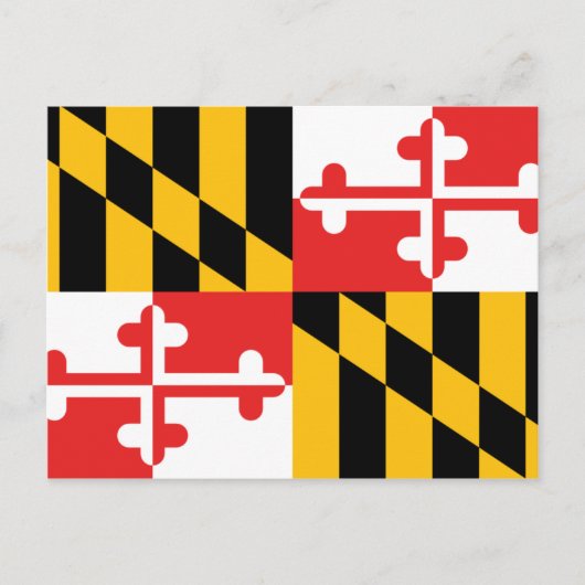 Maryland Flag Postkarte (Vorderseite)
