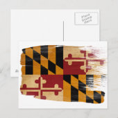 Maryland Flag Postkarten (Vorne/Hinten)