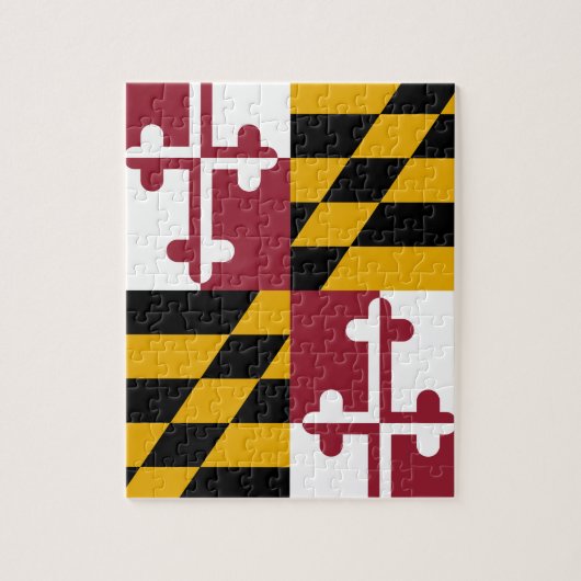 Maryland Flag Puzzle (Vertikal)