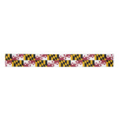 Maryland Flag Satinband (Vorderseite)