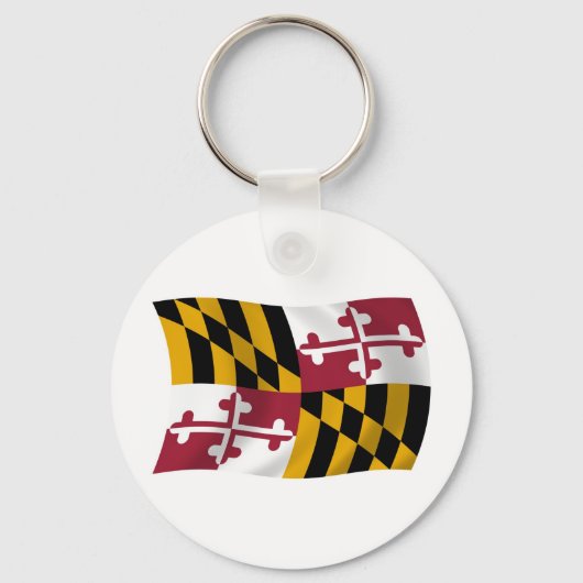 Maryland Flag Schlüsselanhänger (Vorderseite)