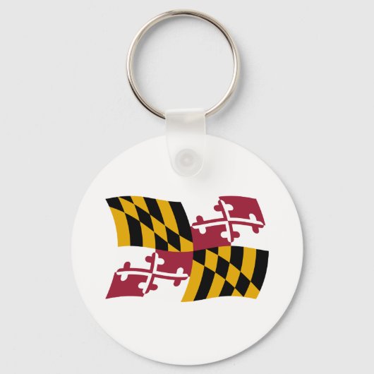 Maryland Flag Schlüsselanhänger (Vorderseite)