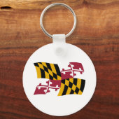 Maryland Flag Schlüsselanhänger (Vorderseite)