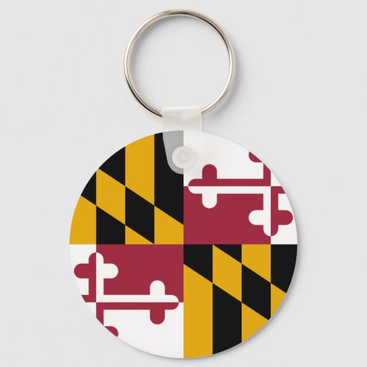 Maryland Flag Schlüsselanhänger (Vorderseite)