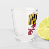 Maryland Flag Schnapsglas (Links)