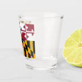 Maryland Flag Schnapsglas (Rechts)