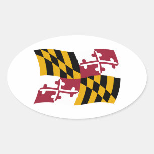Maryland Flag Sticker