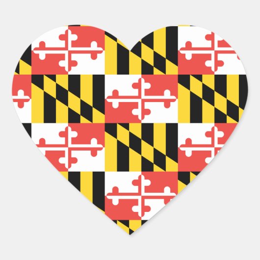 Maryland Flag Stickers (Vorderseite)