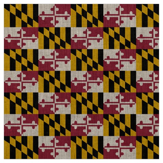 Maryland Flag Stoff (Muster)