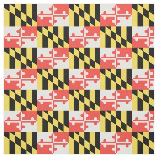MARYLAND-Flag Stoff (Muster)